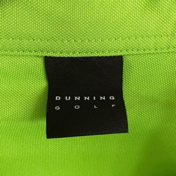Dunning Golf Lime Green Polo, Sz Large - Picture 6 of 15